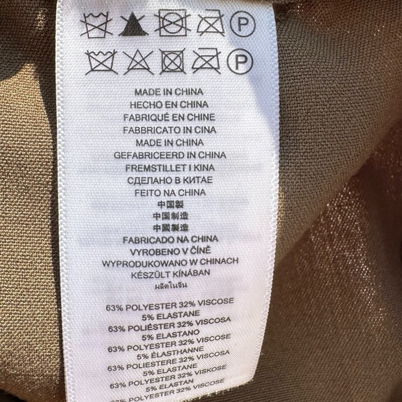 MICHAEL MICHAEL KORS Women Drawstring Joggers Pants High Rise Olive Green L - Picture 7 of 9